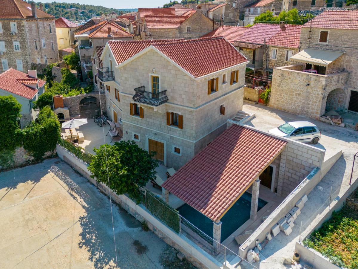 Luxury Stone Villa Nevija 2022 Private Villa Milna  Exterior foto