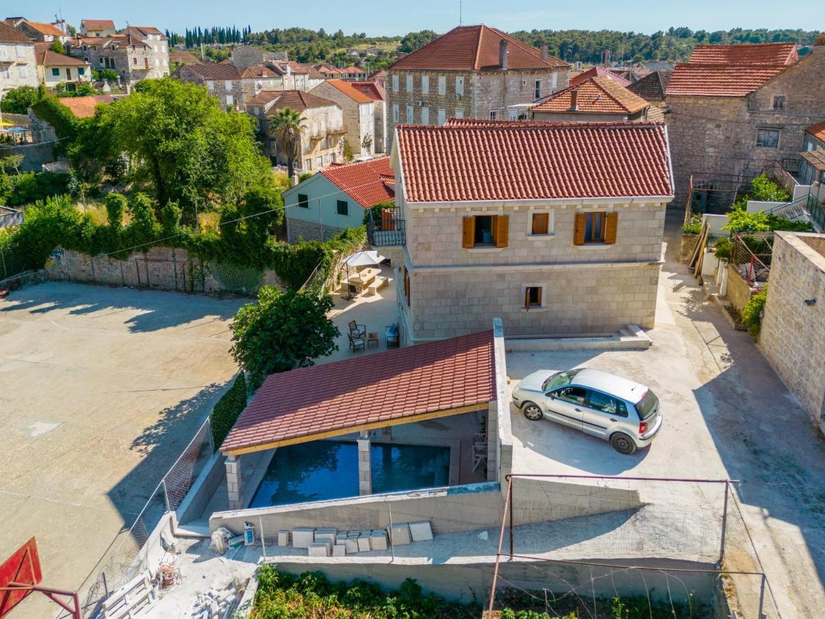 Luxury Stone Villa Nevija 2022 Private Villa Milna  Exterior foto